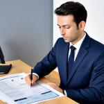 **Prompt:** A French HR manager reviewing a CV with "JLPT N2" clearly visible in the certifications section, modern office environment, fully clothed, appropriate content, professional attire, safe for work, perfect anatomy, natural proportions, realistic style.