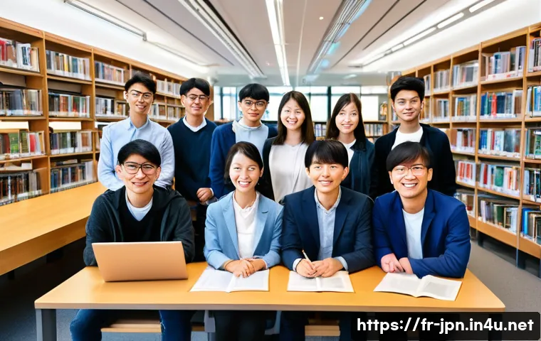 JLPT와 일본 내 학술 연구 연계성 - A diverse group of international graduate students studying Japanese language and scientific researc...